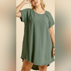 Umgee Linen Blend Dress